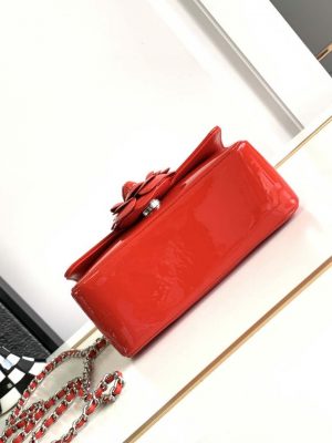 chanel as3356 mini flap 18cm patent leather camellia red 004 luxibags.ru .jpg