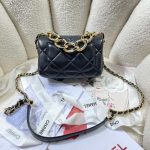 chanel as3365 mini flap bag 17cm lambskin black 002 luxibags.ru .jpg