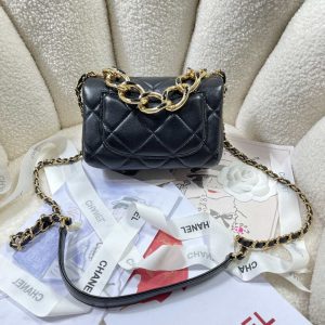 chanel as3365 mini flap bag 17cm lambskin black 002 luxibags.ru .jpg