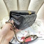 chanel as3365 mini flap bag 17cm lambskin black 003 luxibags.ru .jpg