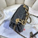 chanel as3365 mini flap bag 17cm lambskin black 004 luxibags.ru .jpg