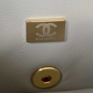 chanel as3365 mini flap bag 17cm lambskin gray 009 luxibags.ru .jpg