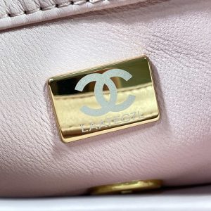 chanel as3365 mini flap bag 17cm lambskin pink 009 luxibags.ru .jpg