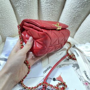 chanel as3365 mini flap bag 17cm lambskin red 003 luxibags.ru .jpg