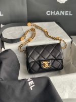 chanel as3368 mini flap bag shiny calfskin gold tone metal black 01 luxibags.ru .jpg