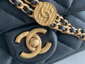 chanel as3368 mini flap bag shiny calfskin gold tone metal black 03 luxibags.ru .jpg