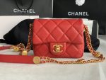 chanel as3368 mini flap bag shiny calfskin gold tone metal red 02 luxibags.ru .jpg