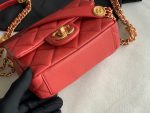 chanel as3368 mini flap bag shiny calfskin gold tone metal red 06 luxibags.ru .jpg