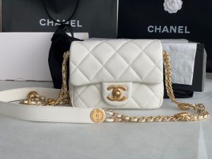 chanel as3368 mini flap bag shiny calfskin gold tone metal white 02 luxibags.ru .jpg