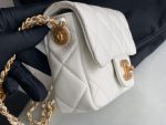 chanel as3368 mini flap bag shiny calfskin gold tone metal white 05 luxibags.ru .jpg