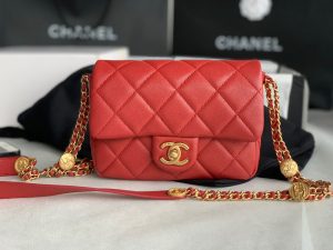 chanel as3369 small flap bag shiny calfskin gold tone metal red 02 luxibags.ru .jpg