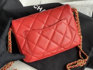 chanel as3369 small flap bag shiny calfskin gold tone metal red 04 luxibags.ru .jpg