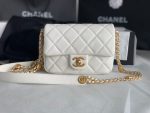 chanel as3369 small flap bag shiny calfskin gold tone metal white 02 luxibags.ru .jpg