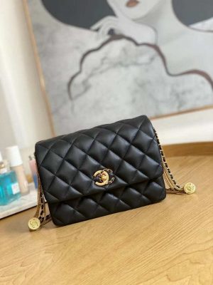 chanel as3378 mini flap bag lambskin black 001 luxibags.ru .jpg