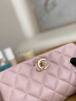 chanel as3378 mini flap bag lambskin pink 003 luxibags.ru .jpg