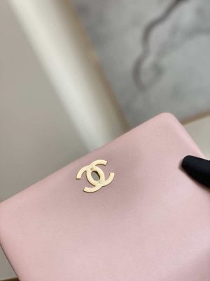 chanel as3378 mini flap bag lambskin pink 007 luxibags.ru .jpg