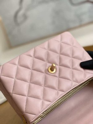 chanel as3378 mini flap bag lambskin pink 008 luxibags.ru .jpg