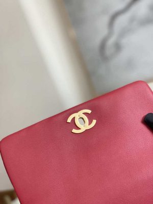 chanel as3378 mini flap bag lambskin red 008 luxibags.ru .jpg
