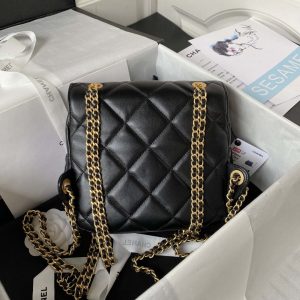 chanel as3384 backpack chain bag lambskin black 002 luxibags.ru .jpg