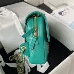chanel as3384 backpack chain bag lambskin green 005 luxibags.ru .jpg
