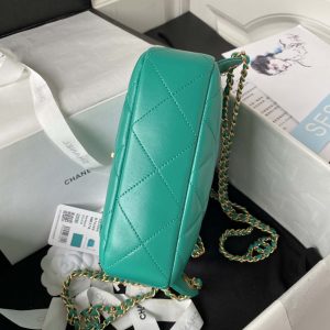 chanel as3384 backpack chain bag lambskin green 006 luxibags.ru .jpg