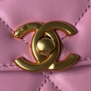 chanel as3384 backpack chain bag lambskin pink 003 luxibags.ru .jpg