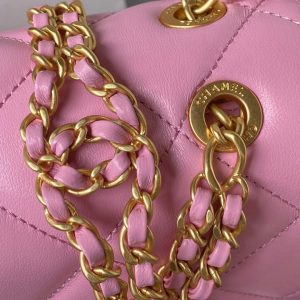 chanel as3384 backpack chain bag lambskin pink 004 luxibags.ru .jpg