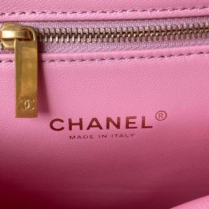 chanel as3384 backpack chain bag lambskin pink 008 luxibags.ru .jpg