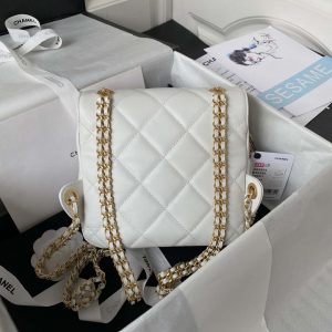 chanel as3384 backpack chain bag lambskin white 002 luxibags.ru .jpg