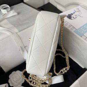 chanel as3384 backpack chain bag lambskin white 006 luxibags.ru .jpg