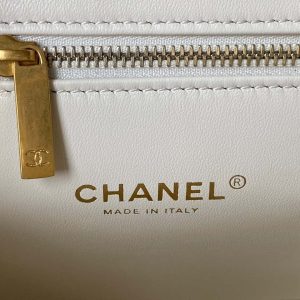 chanel as3384 backpack chain bag lambskin white 008 luxibags.ru .jpg