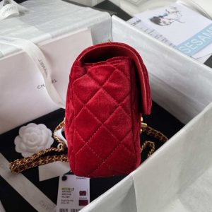 chanel as3432 small flap bag velvet enamel gold tone metal wine red 005 luxibags.ru .jpg