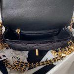 chanel as3442 mini flap bag velvet enamel gold tone metal black 007 luxibags.ru .jpg
