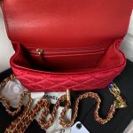 chanel as3442 mini flap bag velvet enamel gold tone metal wine red 007 luxibags.ru .jpg