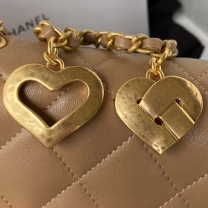chanel as3456 mini flap bag lambskin gold tone metal apricot 005 luxibags.ru .jpg
