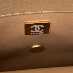 chanel as3456 mini flap bag lambskin gold tone metal apricot 009 luxibags.ru .jpg