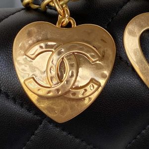 chanel as3456 mini flap bag lambskin gold tone metal black 005 luxibags.ru .jpg