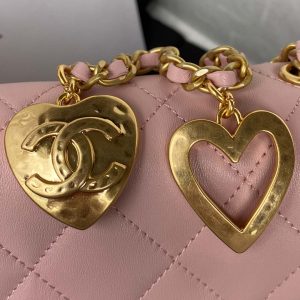 chanel as3456 mini flap bag lambskin gold tone metal pink 004 luxibags.ru .jpg