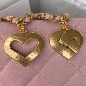 chanel as3456 mini flap bag lambskin gold tone metal pink 005 luxibags.ru .jpg