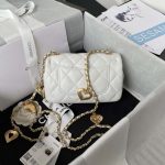 chanel as3456 mini flap bag lambskin gold tone metal white 002 luxibags.ru .jpg