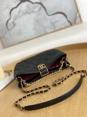chanel as3476 hobo handbag lambskin gold tone metal 006 luxibags.ru .jpg