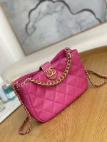 chanel as3476 hobo handbag lambskin rose red 003 luxibags.ru .jpg
