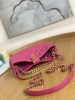 chanel as3476 hobo handbag lambskin rose red 006 luxibags.ru .jpg