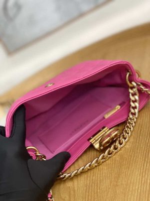 chanel as3476 hobo handbag lambskin rose red 009 luxibags.ru .jpg