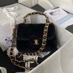 chanel as3498 flap bag shearling black 001 luxibags.ru .jpg