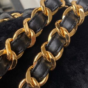 chanel as3498 flap bag shearling black 004 luxibags.ru .jpg