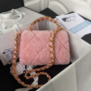 chanel as3498 flap bag shearling pink 002 luxibags.ru .jpg