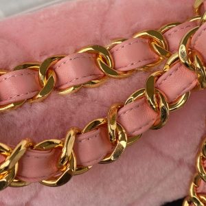 chanel as3498 flap bag shearling pink 004 luxibags.ru .jpg