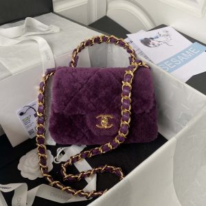 chanel as3498 flap bag shearling purple 001 luxibags.ru .jpg