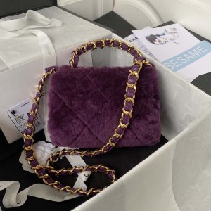 chanel as3498 flap bag shearling purple 002 luxibags.ru .jpg